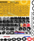 All In One Plumbing Repair Kit With 1075 Pieces And 37 Sizes, 3 In 1 Universal Set Includes O Rings, Faucet Washers And Sealing Gaskets