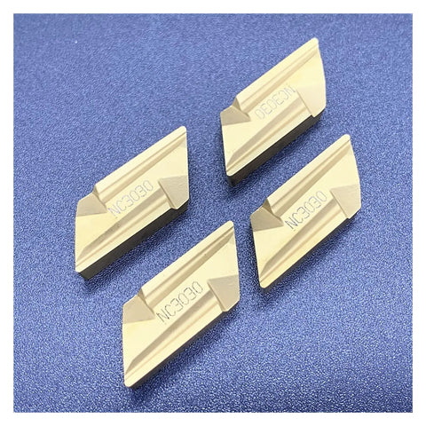 NC3030 carbide inserts set for Top Tier 10 Piece Indexable Carbide Lathe Tool Set KNUX160405R. Durable high toughness design.