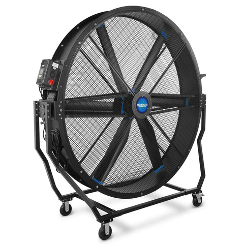 Built Tough 79 Inch Portable Industrial Fan With Pro Grade PMSM Motor Tiltable Mobile Floor Blower smooth controls and heavy-duty casing.