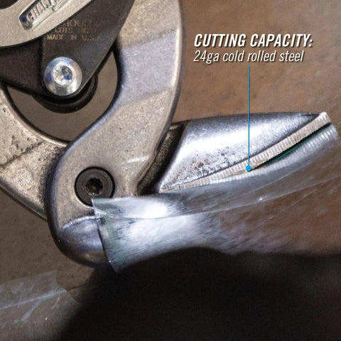 Premium Aviation Snips With Upright Right Cut Design Ambidextrous Grip For Smooth Handling Heavy Duty Sheet Metal Cutter Built Different To Shred Through Steel Tin Fast Top Shelf Pick For Any Garage Or Pro Build