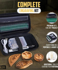 USB Rechargeable Mini Engraving Pen Cordless Rotary Tool For Wood Metal Glass Jewelry Stone Leather Plastic Etching With 54 Accessories 15000 To 25000 RPM High Speed Motor 3 Speed Modes Pro Grade in case with bits and carvings