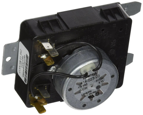 Black and metal Dryer Timer Replacement For WE4X790 Plug And Play Easy Install No Brainer Durable Appliance Part for precise settings