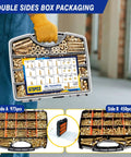 Tough As Nails 1425Pcs Grade 8.8 Metric Bolt And Nut Assortment Kit Featuring Zinc Plated Steel For Heavy Machinery And Weekend Warrior Projects With M4 Through M12 Sizes And Compact Carry Case displayed in double-sided box packaging.