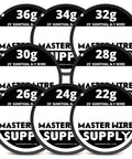 Eight spools of A1 Wire Sample Pack 25 Ft Each 22 24 26 28 30 32 34 36 Gauge for industrial and hobby projects.