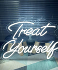 Treat Yourself Neon LED Light For Walls, Custom Neon Light Signs For Bedroom Decor, Colorful Neon Art For Any Age Kids Room, Bar, Party