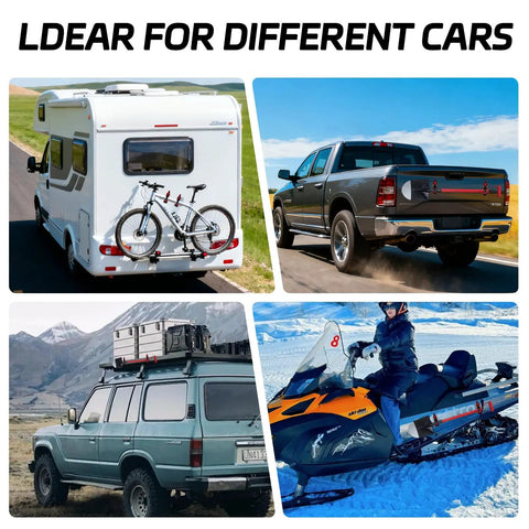 Shovel Mount For Roof Rack Kit With Quick Release Clamps And Durable Metal Rubber Mounts on different vehicles.
