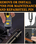 Dead Nuts Precise Torque Screwdriver Featuring Audible Click Factory Calibration 10 To 70 Inch Pounds in use for firearm maintenance.