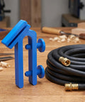 Adjustable Abs Hose Holder Clamps for Bucket and Garden Hose Storage 2 Pc Set Quick Assembly Water Pipe Fixing Clip