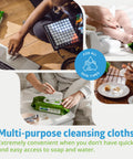 Aloe Infused Adult Incontinence Cleansing Wipes, Large 8x10 Inches, Pack of 48; versatile use for cleaning and hygiene.