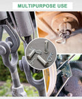 Ten Pack Stainless Steel M8 60mm Flat Head Clevis Pins 304 Grade in use for mechanical linkages and hinges in various settings