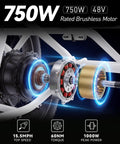 Electric Tricycle For Adults With 749W Motor And 48V Battery, fat tire 3 wheel trike motor diagram