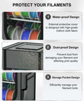 Three Layer Filament Storage Box For 3D Printers Built To Haul Up To 30 Rolls With Waterproof And Dustproof Hard Fiber And Oxford Cloth