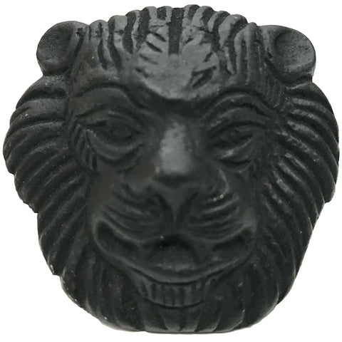 Lion Face Mane Style 2 Inch Cast Iron Pull For Barn Doors Cabinets And Drawers Black Rustic Hardware For Gates Farmhouse Decor