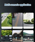 Multi-scenario applications for manhole covers including roads, walkways, and landscaped areas.