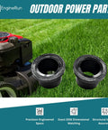 Beefy Heavy Duty Flanged Bushing Drop In Replacement For Ariens Gravely Zero Turn Lawn Mower Built Tough For Steering Linkage Deck Pivot Sleeve Bearing Direct OEM Fit 5500114 Two Pack Upgrade on grass with mower.