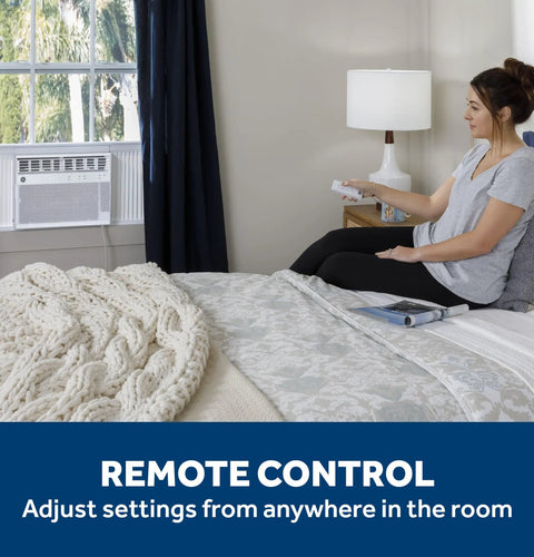 Hella Quiet Cooling For Medium Bedrooms Up To 350 Square Feet Eight Thousand Btu Smart Window Air Conditioner No Sweat Energy Efficient Setup WiFi Enabled Plays Nice With Alexa Or Google Home In Clean White
