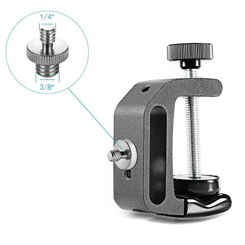 Knockout 15 Piece Screw Adapter Set Featuring Slick 1/4 To 3/8 Thread Converters for DSLR Cameras tripods showing a close-up of an adapter.