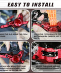 Steps to install Grippy Long Lasting Bike Disc Brake Pads Kit With Resin Semi Metal And Sintered Options for various models