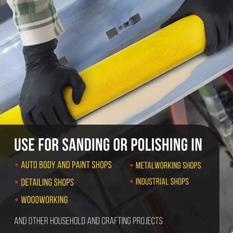 Pro Series K-Block Sander Kit With Firm And Flex Hand Blocks In 9 Inch, 16 Inch, And 24 Inch Sizes, Hook And Loop Backing.