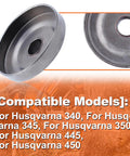 Pro Grade.325 Inch 7T Clutch Drum Sprocket With Needle Bearing Kit For Husqvarna 340 345 350 445 450 front view