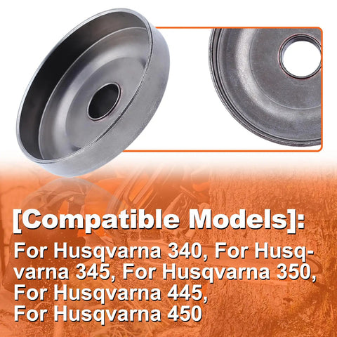 Pro Grade.325 Inch 7T Clutch Drum Sprocket With Needle Bearing Kit For Husqvarna 340 345 350 445 450 front view