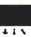 Heavy Duty Garden Shade Cloth With Grommets For Patio And Pergola 90 Percent UV Block Keeps You Cool HDPE Mesh Canopy Cover 10x12 Ft