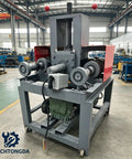 Techtongda Electric Pipe Tube Bender Roller 2.2KW Multi-Function Steel Bar Bending Machine for precise pipe bending in workshop.