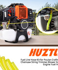 Four Size Fuel Line Hose Kit For Small Engines with hoses and engine application detail