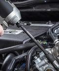 Using a Six Piece One Quarter Inch Drive Hex Shank Impact Socket Extensions Set With One Quarter, Three Eighths And One Half Inch Drive Sizes