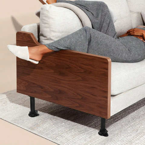 4 Pack Adjustable Cabinet And Table Furniture Legs Black ABS With Thickened Reinforced Support under sofa