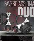 Dual-Sided Power Meter Pedals Bundle With Two Pairs Of Black Cleats, Premium Cleaning Cloth, And Multi Tool Kit, on display