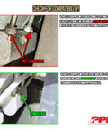 Comparison of compatible and non-compatible fittings for Automatic Transmission Fluid Thermal Bypass Valve GM 6L80 125068000
