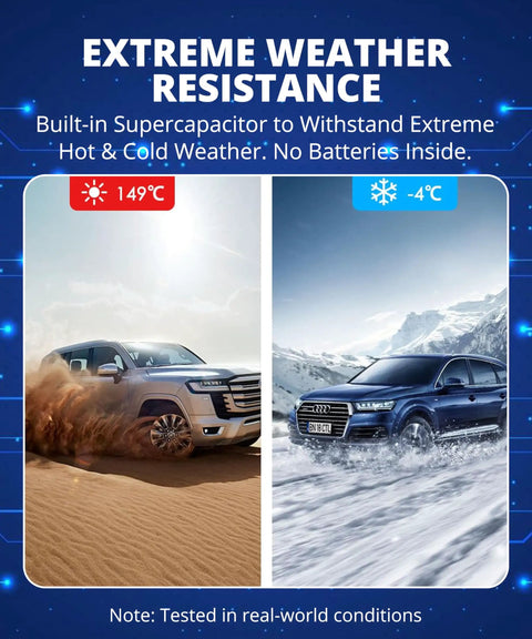 Front Car Dash Cam A119 V3 2K 2560X1440P Quad HD Plus 60fps With 5MP STARVIS Sensor in extreme weather conditions