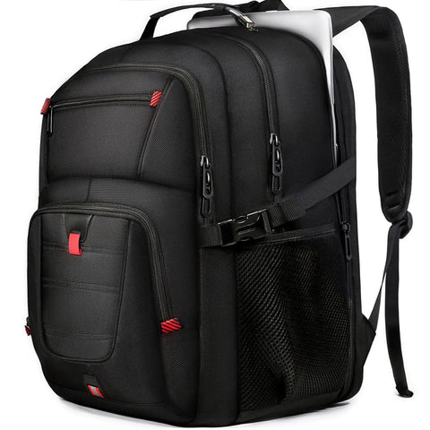 airline compliant laptop backpacks Go To Extra Large Travel Laptop Backpack For Men And Women, TSA Airline  Approved Carry On Backpack With 20 Pockets, Organized Compartments, Water