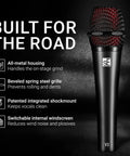 V3 Dynamic Microphone for Singing, Speech, Instruments and Studio Recording with rugged all-metal housing and grille visible