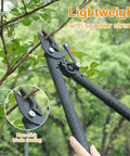 Heavy Duty Three Piece Garden Tool Set With Lopper, Hedge Shears And Pruning Saw For Tree Branches, Hedges, Backyard And Fruit Trees, Carbon Steel Blades For Durable, Sharp Cuts Pro Grade