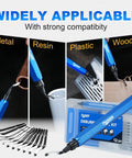 Pro Grade Deburring Tool Kit With 11 High Speed Steel Blades And A 360 Degree Rotary Head for metal, resin, plastic, wood