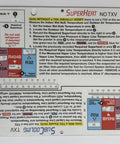 Slide Rule Duct Sizing Multi Tool For HVAC CFM Calculator with R32 R454B R410A R22 instructions and diagrams