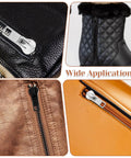 48 Piece Zipper Repair Kit With Metal Sliders And Pulls for various materials including leather and fabric jackets.