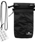 Faraday Bag For Phone And Key Fob With Signal Blocking Pouch Shields GPS WiFi Bluetooth Cellular Signals RFID Travel Privacy Case For Daily Data Protection Black with lanyard and instructions