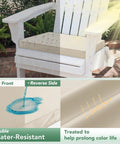 Beige Outdoor Chair Cushions Set Of Four Waterproof And Fade Resistant for patio furniture showcasing water resistance and durability