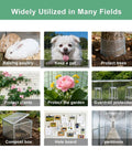 Heavy Duty Black Vinyl Coated Hardware Cloth One Inch Square Mesh Galvanized Steel Wire built tough for protecting pets and plants.