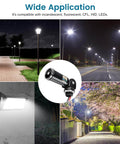 Set It And Forget It Dusk To Dawn Photocell Sensor With Swivel Mount for indoor and outdoor lighting applications at night.