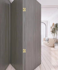 Concealed Hinge For 13 To 16 Mm Wood Thickness, 180 Degree Invisible Hinge By Soss, Satin Brass Plated, installed on wooden doors.