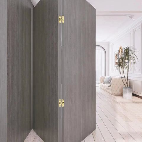 Concealed Hinge For 13 To 16 Mm Wood Thickness, 180 Degree Invisible Hinge By Soss, Satin Brass Plated, installed on wooden doors.