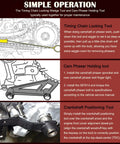 Ford Camshaft Tool Complete Combo Set For 4.6L 5.4L And 6.8L 3V Engines illustrating timing chain locking wedge, cam phaser holder, and crankshaft positioning tool.