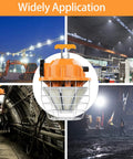 150W LED Temporary Work Light With 24,750 Lumens Beast Bright Daylight 5000K in various construction and workshop settings