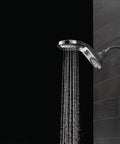 HydroRain Two In One Shower Head Chrome Finish With Rain Can And Handheld Combo Installs In Minutes Pivoting Raincan At 40 Degrees