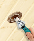 High Voltage Halogen Lamp Suction Cup For Easy Bulb Changes GU10 Safe Grip Tool Pro Grade Replacements being used on a bulb