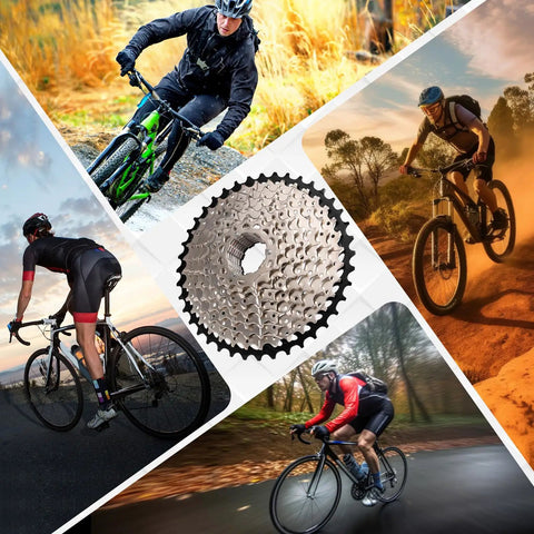 Ultra Light 8 9 10 11 12 Speed Bike Cassette For Mountain Road XC DH AM With 11 To 52T Range in multi-rider biking montage